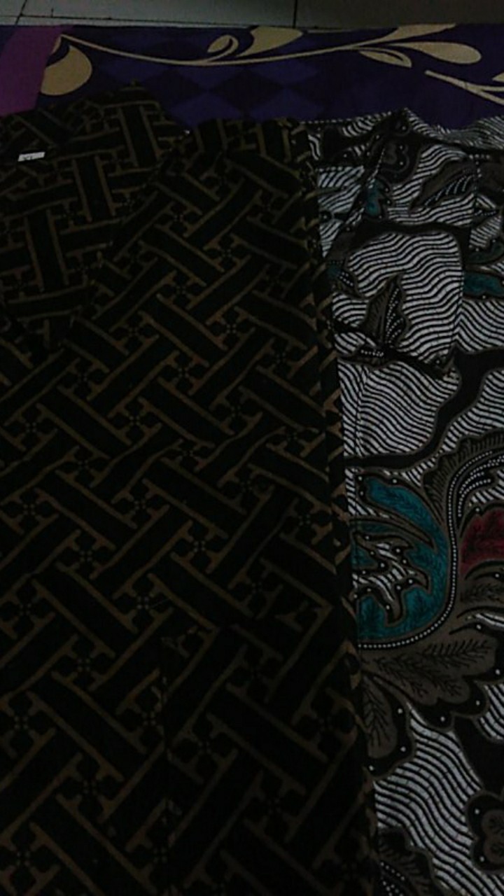 Nailo Batik Hrb026 Kenongo Kemeja Jahe Pendek Pekalongan M L Xl Kemeja Halus Kemeja Batik