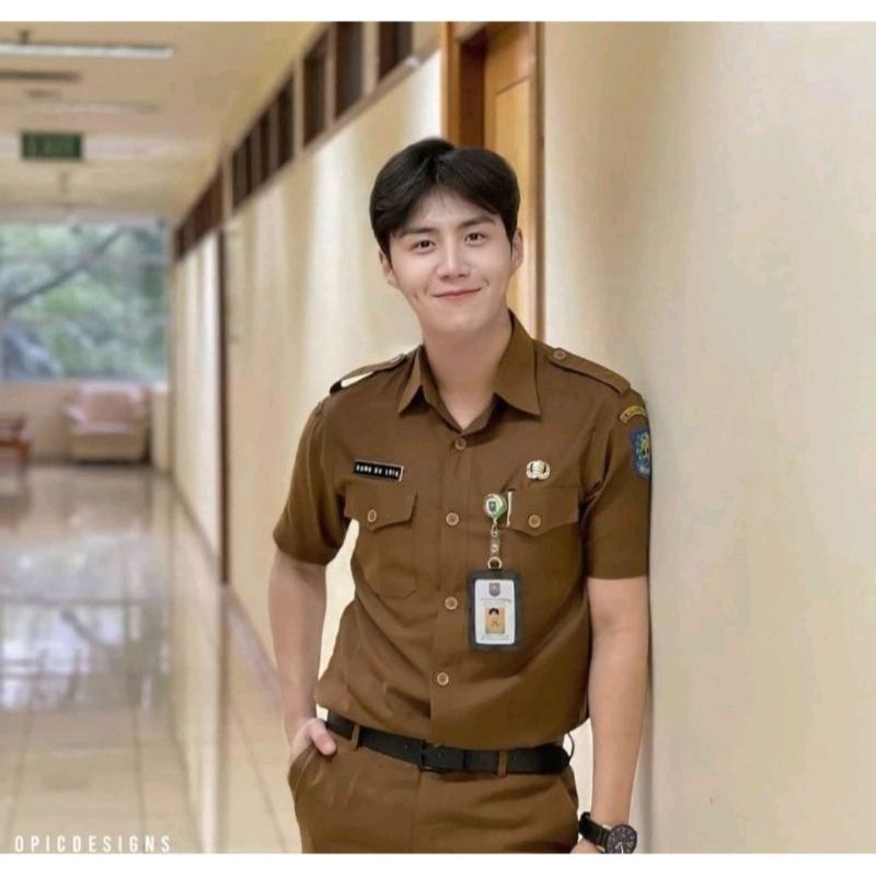 Seragam PNS Pria Lengan Pendek Baju PDH Seragam PNS Pemda Pemkot Pemkab Baju dinas Pria Seragam Safaari Pria Stelan Seragam PNS Pemda Khaki tua Khaki muda  Baju Dinas Pria Baju Lengan Pendek pria Baju PNS Pria Seragam Dinas Pria