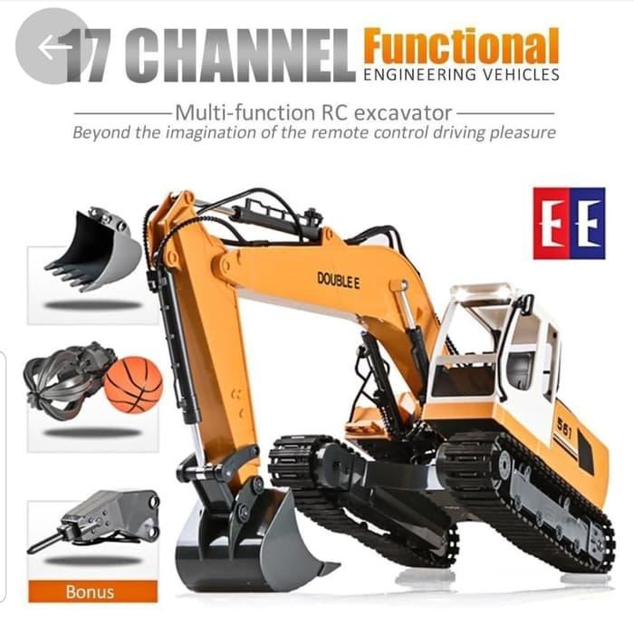 double e rc excavator