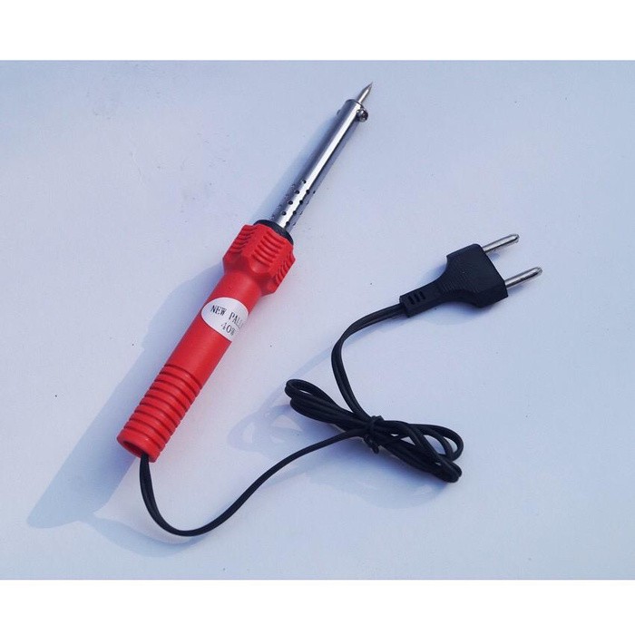 Solder 40w soldering iron 40 watt gagang kayu plastik pvc solder besi timah 40watt