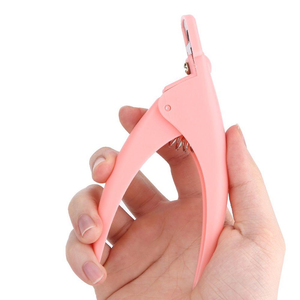Mxbeauty Nail Tips Cutter 1pc Lurus French Nail Catcher Trimmer Kuku Palsu/Kuku Palsu/Pemangkas Kuku Buatan Berbentuk U Manicure Pedicure
