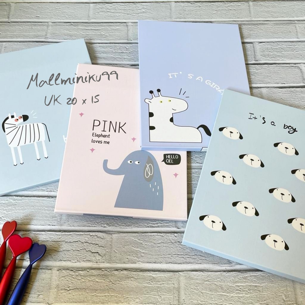 Kaca Cermin Rias Model buku Uk 20 x 15 / Cermin Lipat / Cermin Cover Lucu-KACA M. DOG DKK