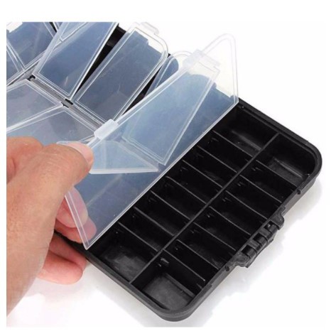 [MANCINGBRO] - TaffSPORT Box Kotak Perkakas Kail Pancing Waterproof Case - Q041 - Black