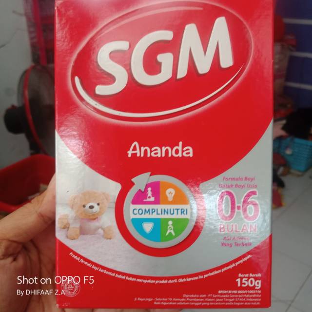 

SGM 0-6 BULAN uk 150gr