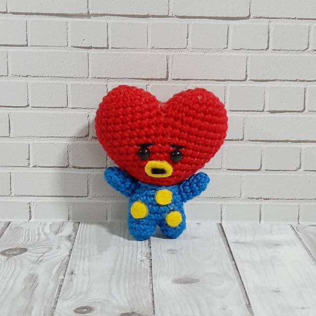 BONEKA RAJUT AMIGURUMI BTS