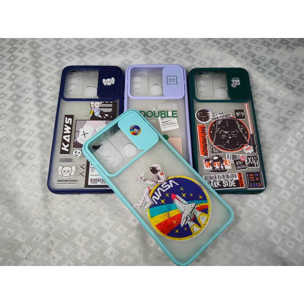 CASE SLIDE PROTECT CAMERA KARAKTER FOR VIVO Y12S