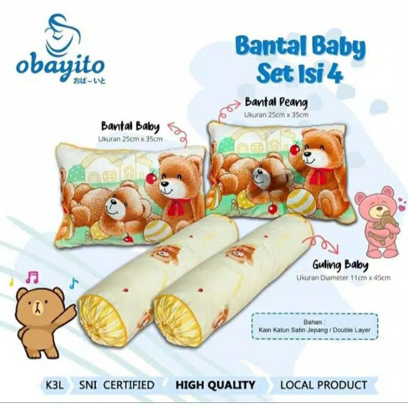 Bantal Guling baby Obayito isi 4