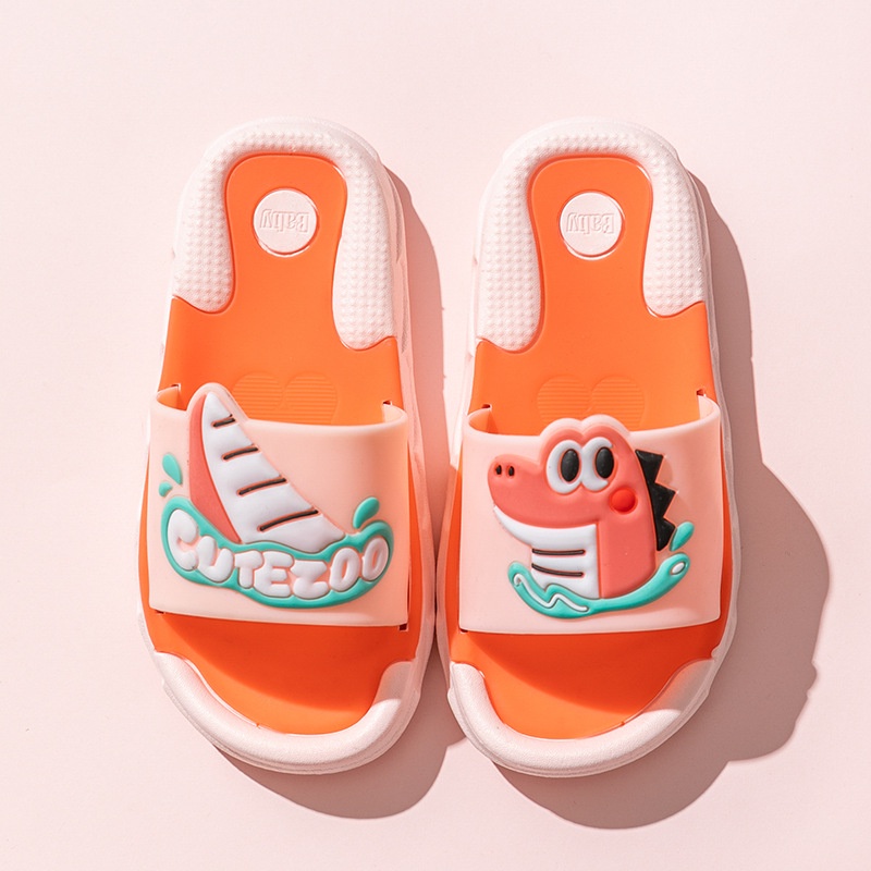 SA-E Sendal / Sandal Anak Eva Lembut Karakter Dino Cutezoo Non-slip 0792