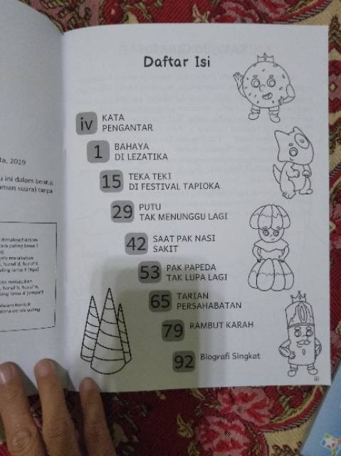 Buku Anak - Kisah Lezat dari Lezatika - Cerita dan mewarnai