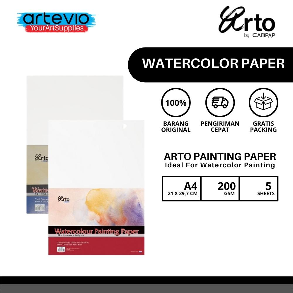 

Arto Watercolor Paper / Kertas Cat Air / Watercolor Paper A4