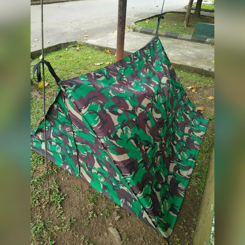 TENDA PERORANGAN MALVINAS - TENDA LORENG MALVINAS - TENDA LORENG ARMY - TENDA KEMAH - TENDA GUNUNG