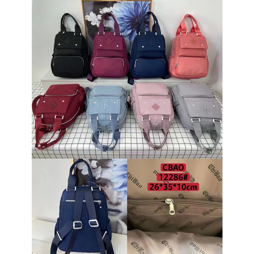 LUCKYMALL Tas Wanita Import Jinjing Ransel CHIBAO CB12286 12286 Parasut Super Quality