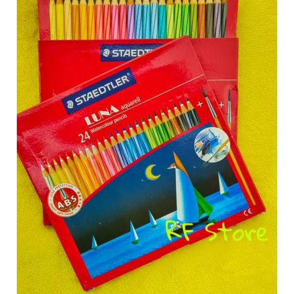 

BIGSALE_> Pensil Warna STAEDTLER LUNA Aquarell Isi 24 warna FREE RAUTAN & FREE BUBBLE WRAP 60