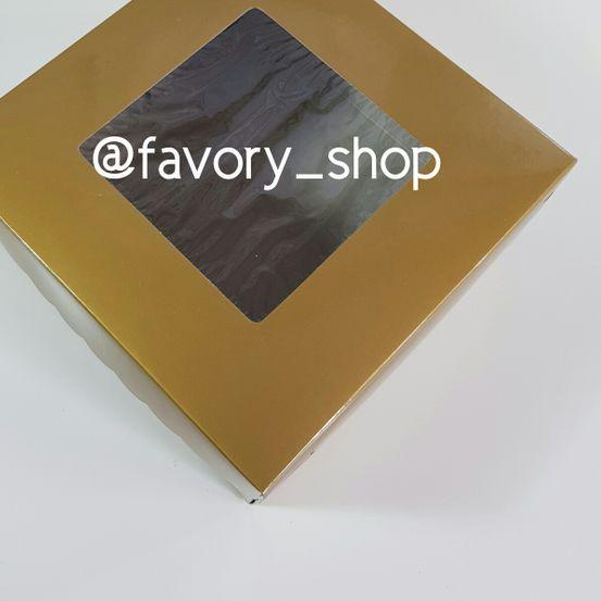 ➲ Dus 20x20 Emas / Kemasan Kue ➶