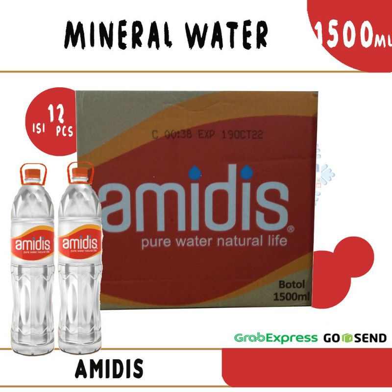 

Air Mineral Amidis Air Mineral 1500ml Per Dus / Karton @ 12pcs