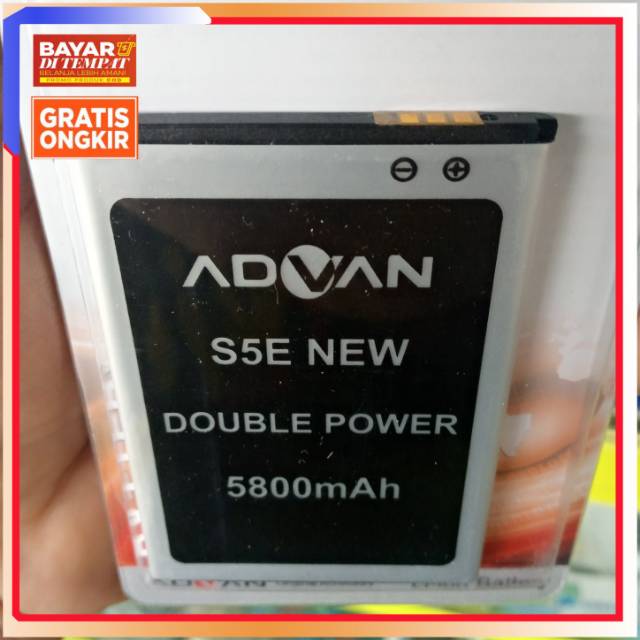 Baterai batre advan s5e new original 99