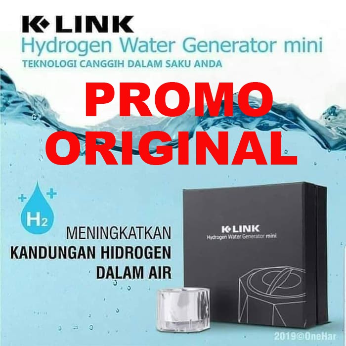 ORIGINAL K Link Hydrogen Water Generator Mini Mesin Produksi Air Hidrogen