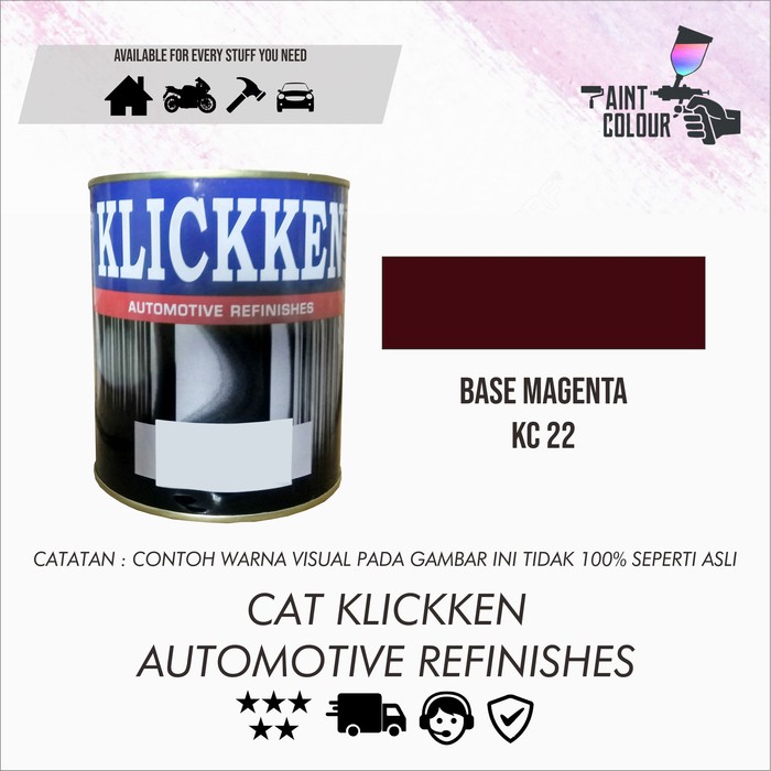 Cat Klickken Automotive Refinishes - Base Magenta KC 22