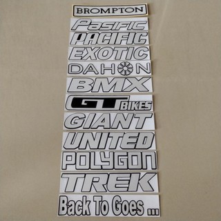  Stiker  Cutting Sepeda  speda Pasific Exotic Dahon Bmx Giant 