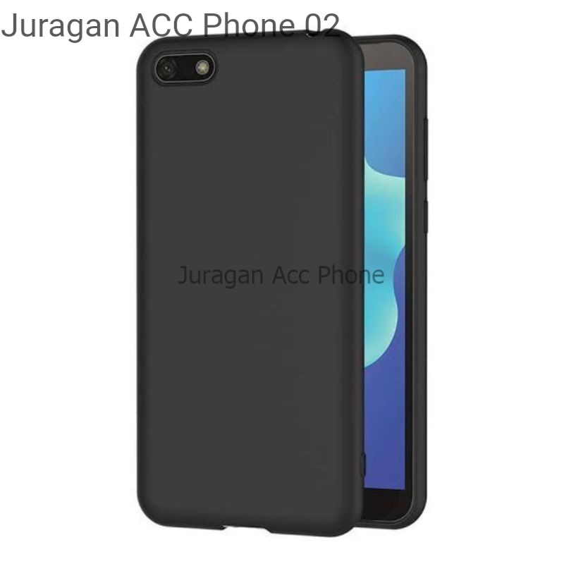 Soft Case Blackmatte Huawei Y7 Prime 2018 Casing Silikon  Black Matte Hitam Huawei Y7 Prime 2018 Ter