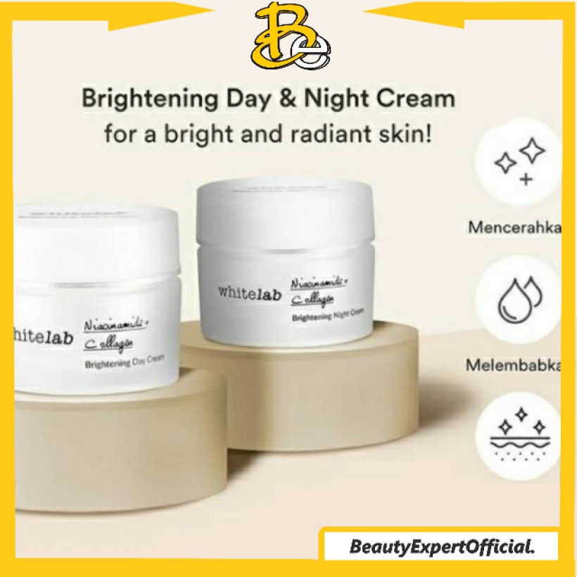 ⭐️ Beauty Expert ⭐️ Whitelab Brightening Day Cream | White Lab Night Cream | Krim Siang Malam