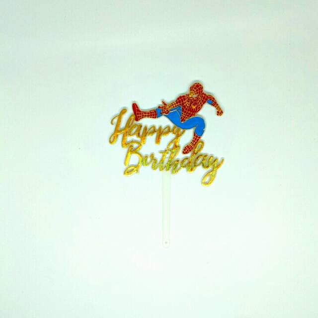 Cake Topper Hiasan Kue Karakter Spiderman