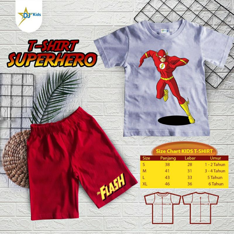 Setelan anak laki-laki superhero/t-shirt superhero