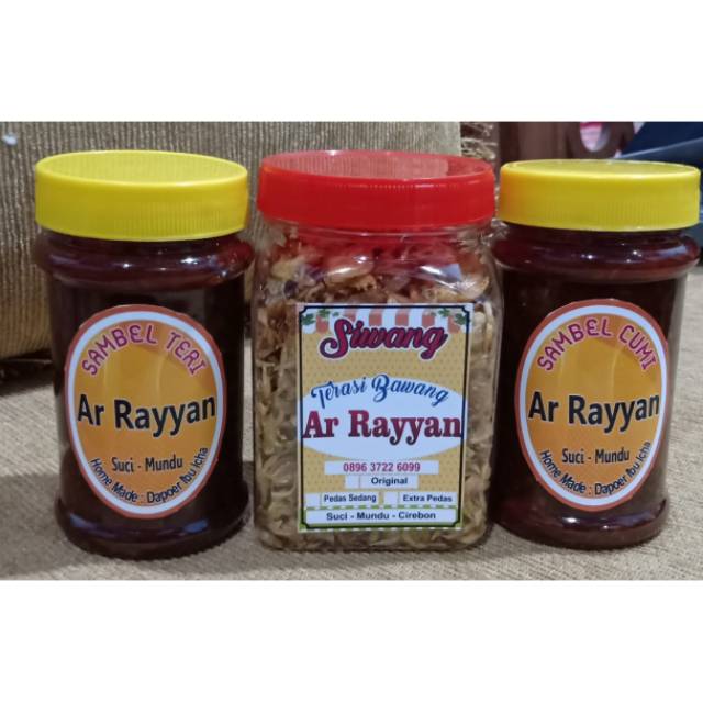 

Siwang sambal cumi dan teri