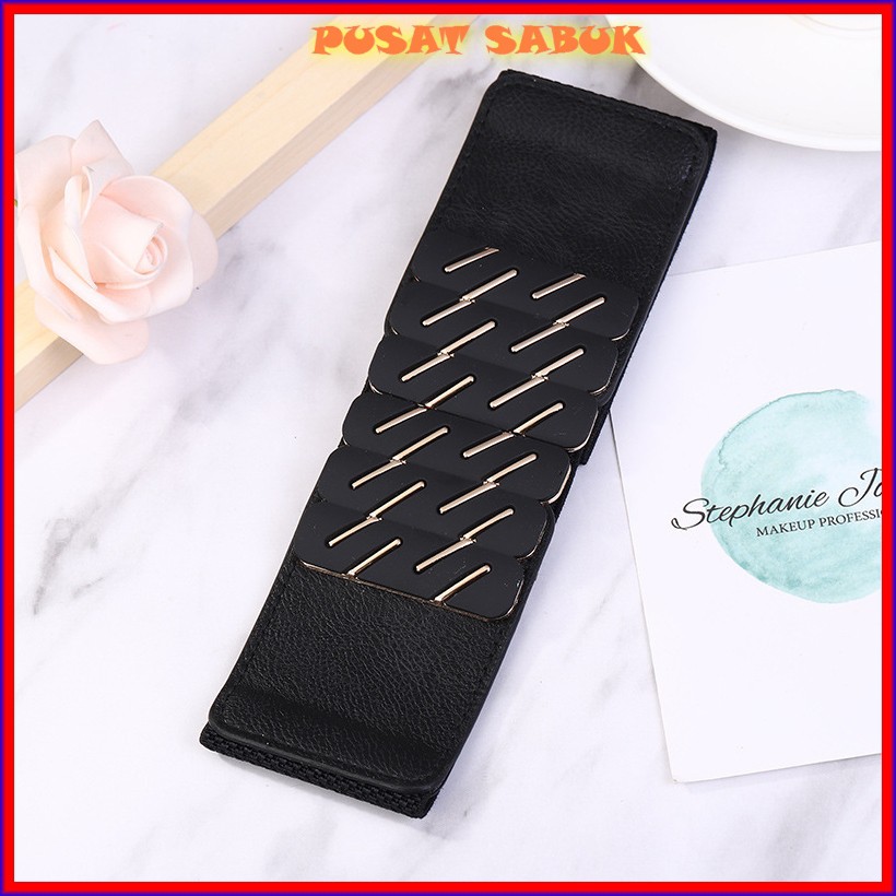 Gesper Fashion Korea Sabuk Wanita Obi Karet Women Belt Ikat Pinggang Cewek Oby Besar Jumbo Murah cm