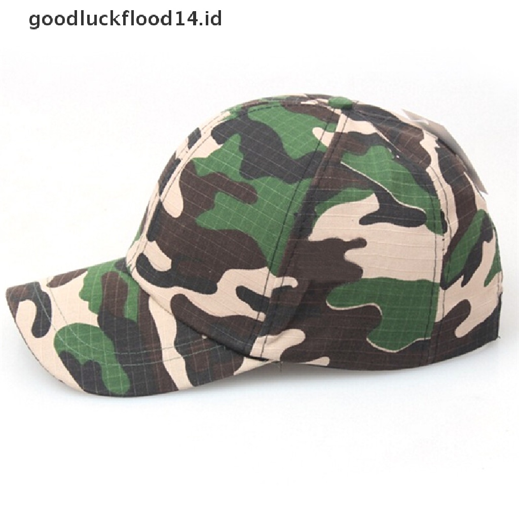 [OOID] Men Women Baseball Cap Military Army Camo Hat Trucker Camouflage Snapback ID