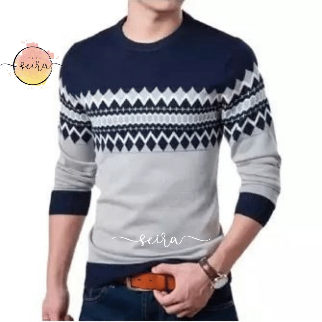 [BISA COD] Sweater Rajut Michael Tribal Unisex