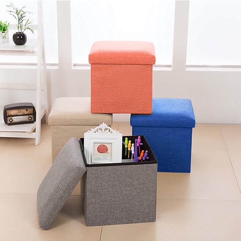 Tempat Penyimpanan / Kursi Penyimpanan Serbaguna / Organizer Box / Cotton Storage Box / Box Serbagun