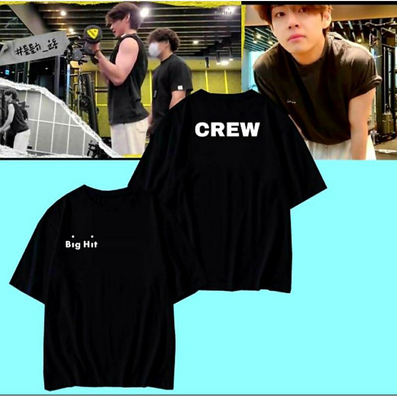 Kaos T-shirt BTS Bighit / Hybe / Jinhit Staff/Crew