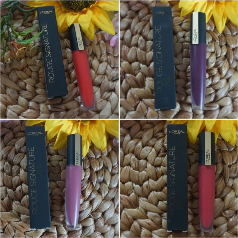 LOREAL Paris Liquid Lipstik Matte Rouge Signature