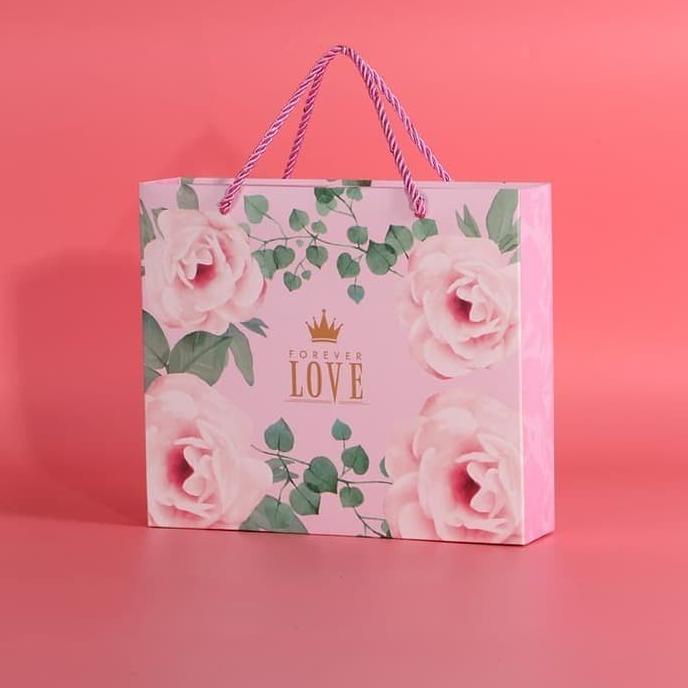 

Box Hampers Tarik Motif Flower Love / Box Jinjing Kotak Kado