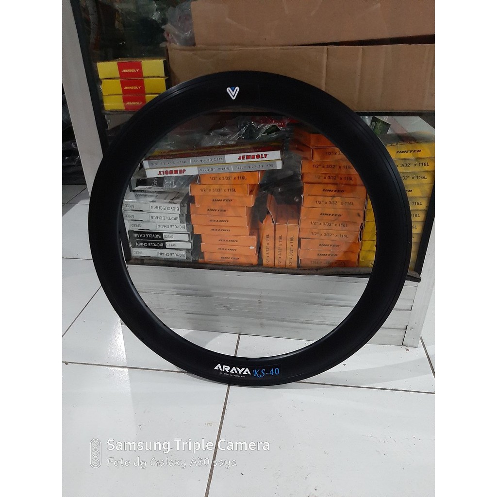 Velg / Rims ARAYA 20 Murni 406 Sepeda Lipat Minion. BRAKELINE. ARAYA KS 40 KS40 28 Hole Doublewall