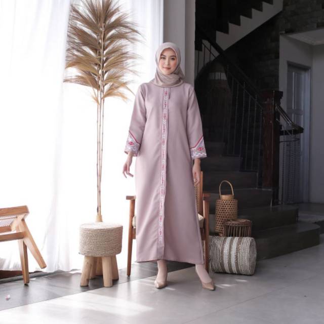 Grosir baju wanita Nasa dress casual gamis simple murah