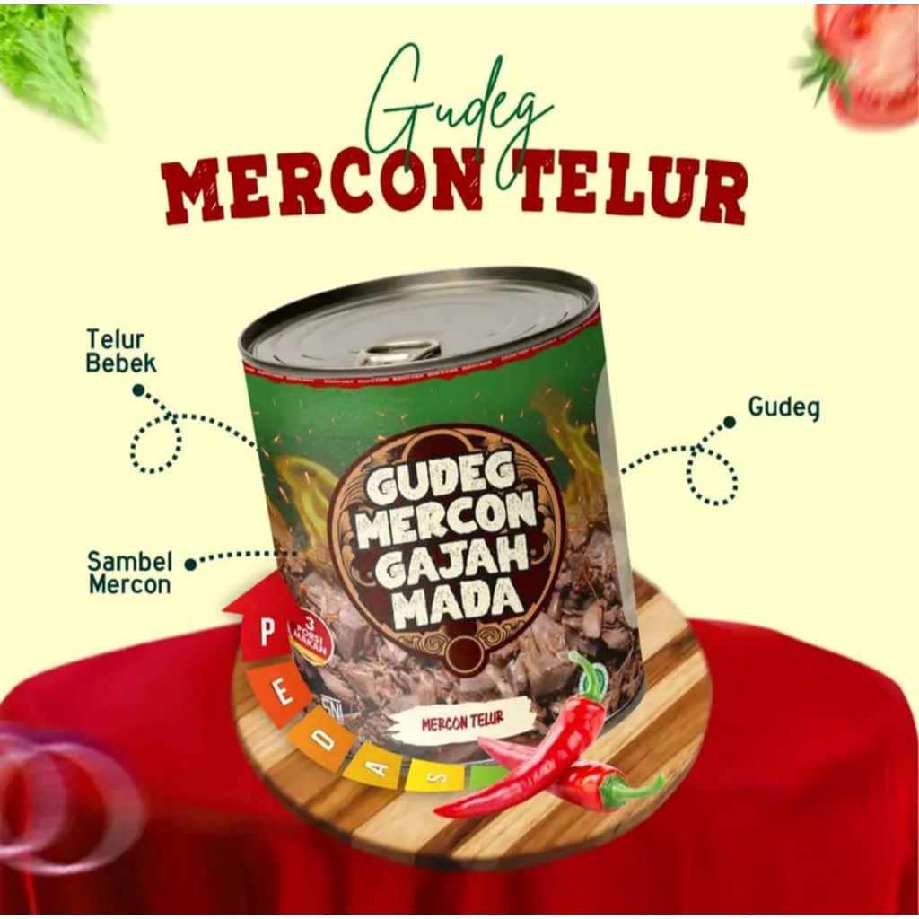 

Gudeg Gajah Mada Varian Mercon Telur