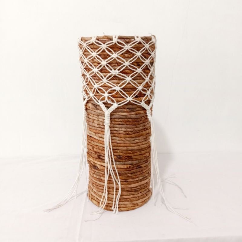 VAS BUNGA BANANA/MACRAME NATURAL