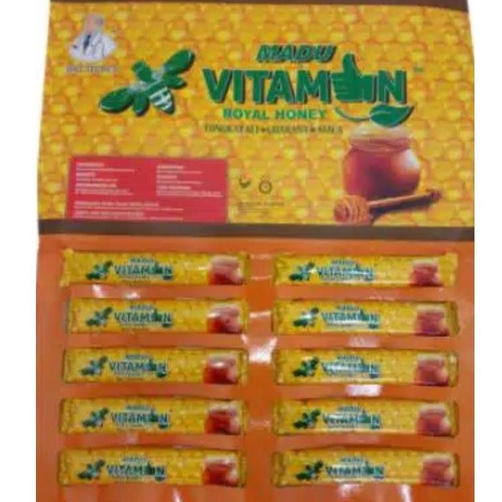 

MADU VITAMIN ASLI MALAYSIA isi 10 sachet