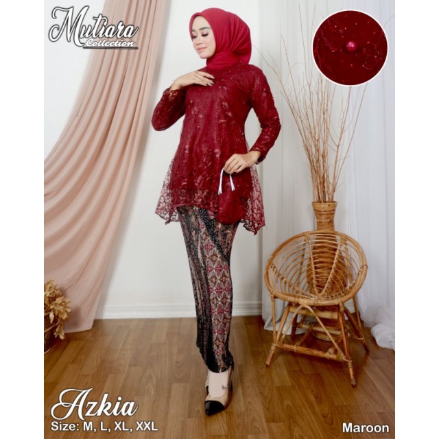 KEBAYA MODERN//KEBAYA ORIGINAL//BLOUSE AZKIA//By Mutiara Collection