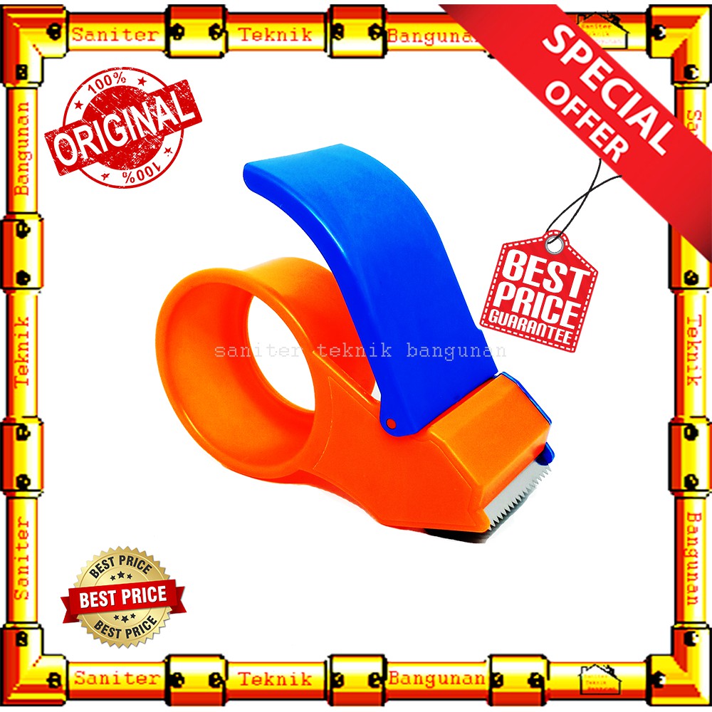 Tape Dispenser / Tape Cutter / Alat Lakban / Alat Pemotong Lakban