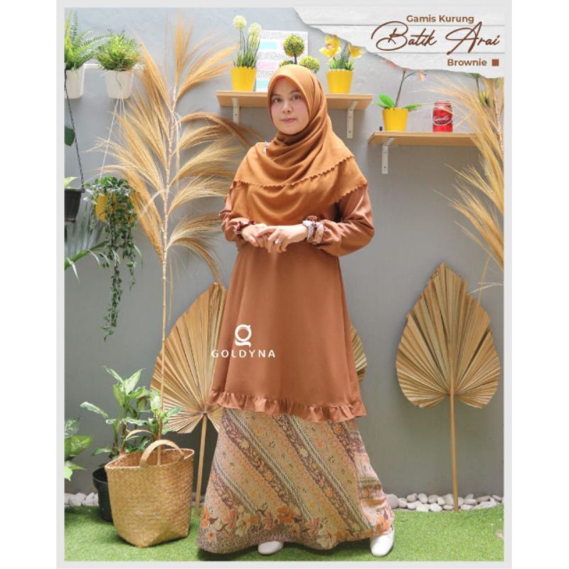 Gamis Batik Arai | Original Goldyna 100%