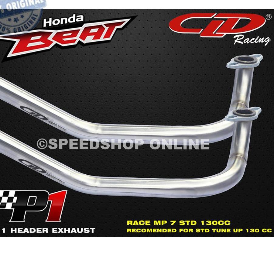 DDP PIPA KNALPOT BEAT SCOOPY NEW 218 BEAT POP VARIO 11 FI CLD RACING LARIS □