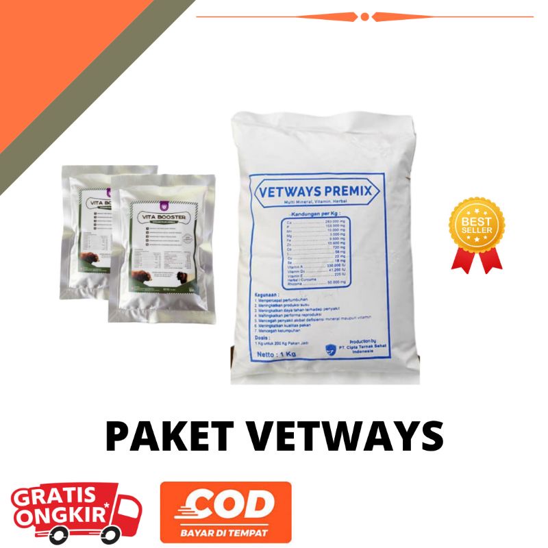 Paket Premix Vetways + Vita Booster
