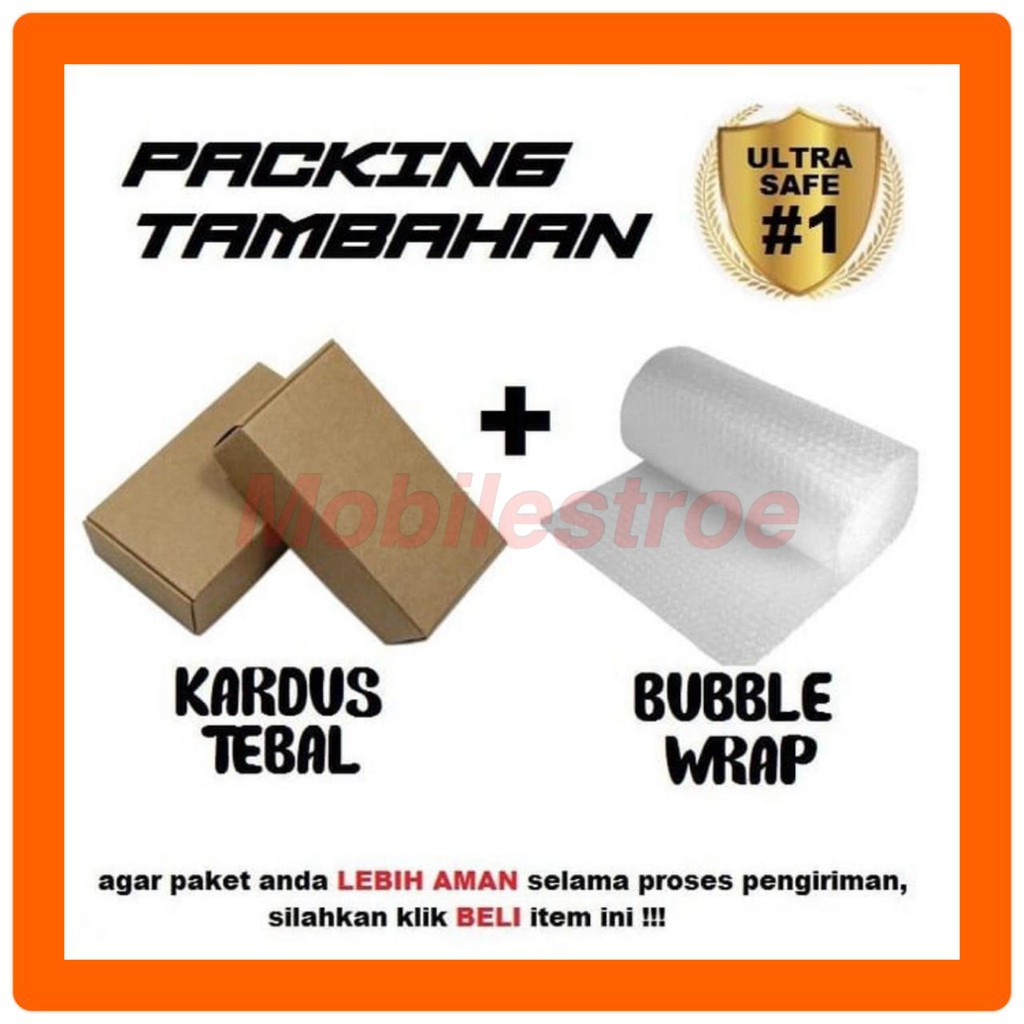 

EXTRA BUBBLE WRAP + KARDUS TAMBAHAN
