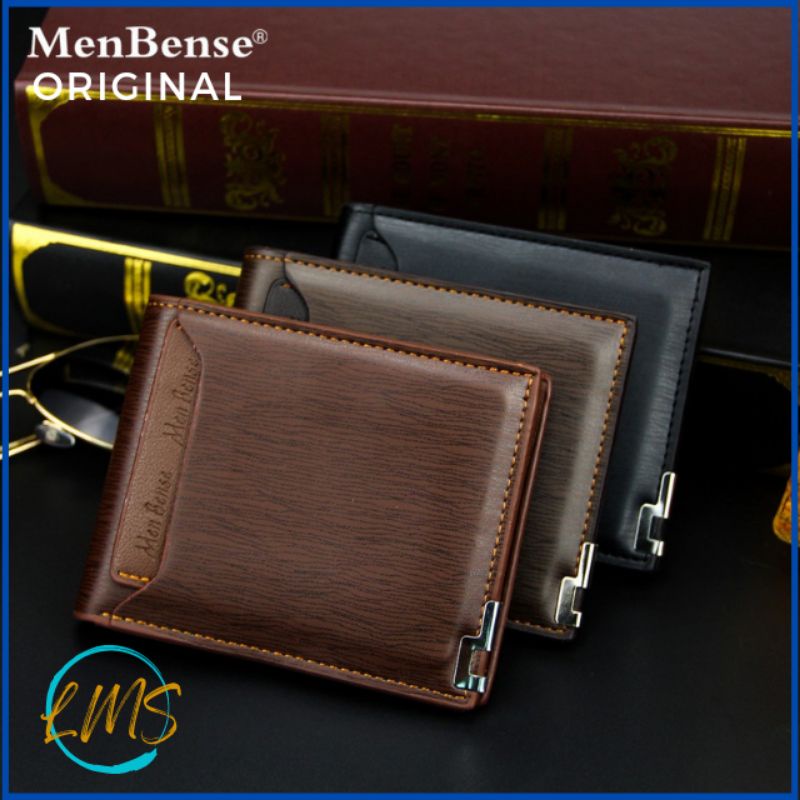 [Lms] Dompet Kulit Pria Premium Branded MENBENSE ORIGINAL Korean Style