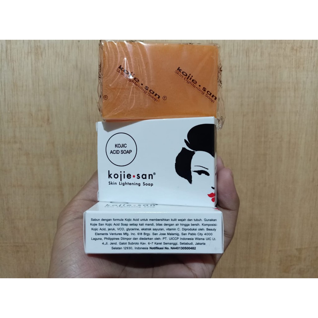 (BOSS) { 65 gr } KOJIE SAN Skin Ligtening Soap - KOJIE SAN KOJIC ACID SOAP BPOM