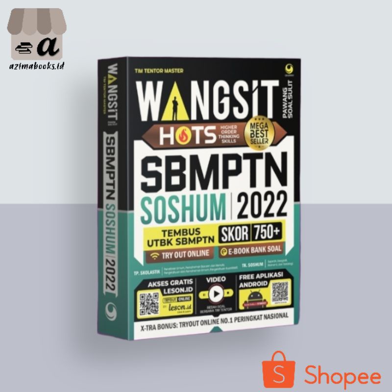 Buku Wangsit Sbmptn Soshum 2022 By Tim Tentor Master Shopee Indonesia