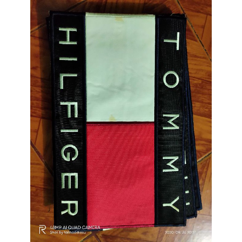 emblem bordir logo Tommy hilfiger